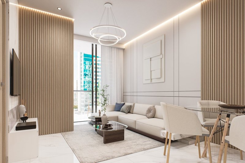 Sala principal con diseno moderno